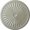 Ekena Millwork Leandros Ceiling Medallion (Fits Canopies up to 5"), 33 1/8"OD x 3 1/2"ID x 1 3/8"P, Flash Copper CM33LEFCS - alternate 1